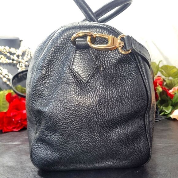 Authentic NWT Valentino Tonia Genuine Leather Boston Bag with Dust Bag - Picture 7 of 17